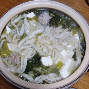 自家製肉団子で野菜たっぷり☆肉団子鍋